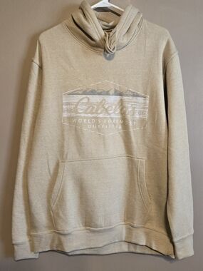 Cabela's Tan Logo Pullover Hoodie